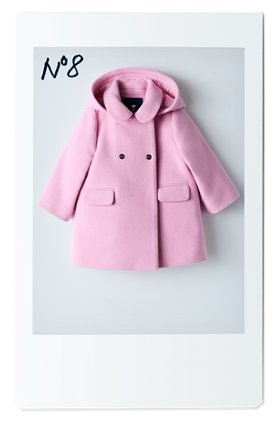 Il cappotto inglese in lana bimba