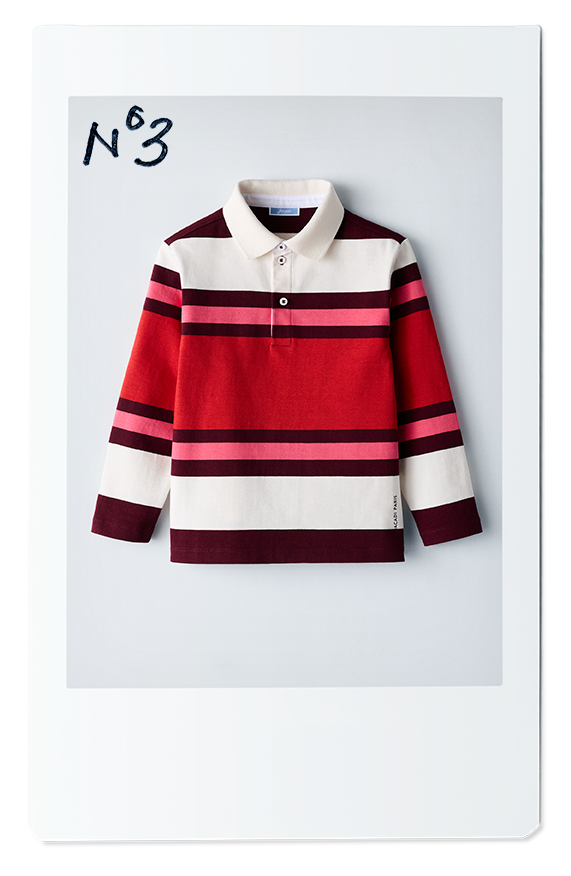 La polo rugby a righe bambino