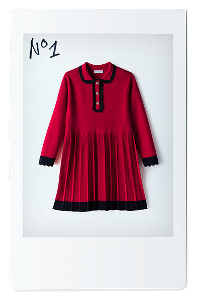 L'abito in maglia bambina