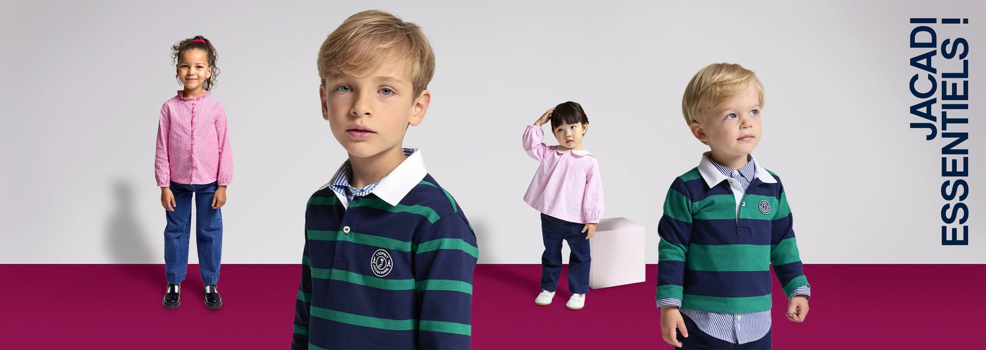 La collezione Essentiels fbambina e bambino