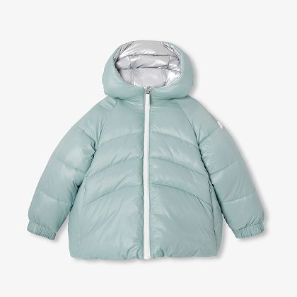 Piumino bambina double face