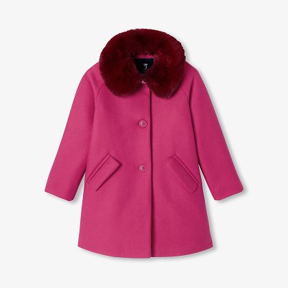 Cappotto inglese bambina - ciliegia chiaro