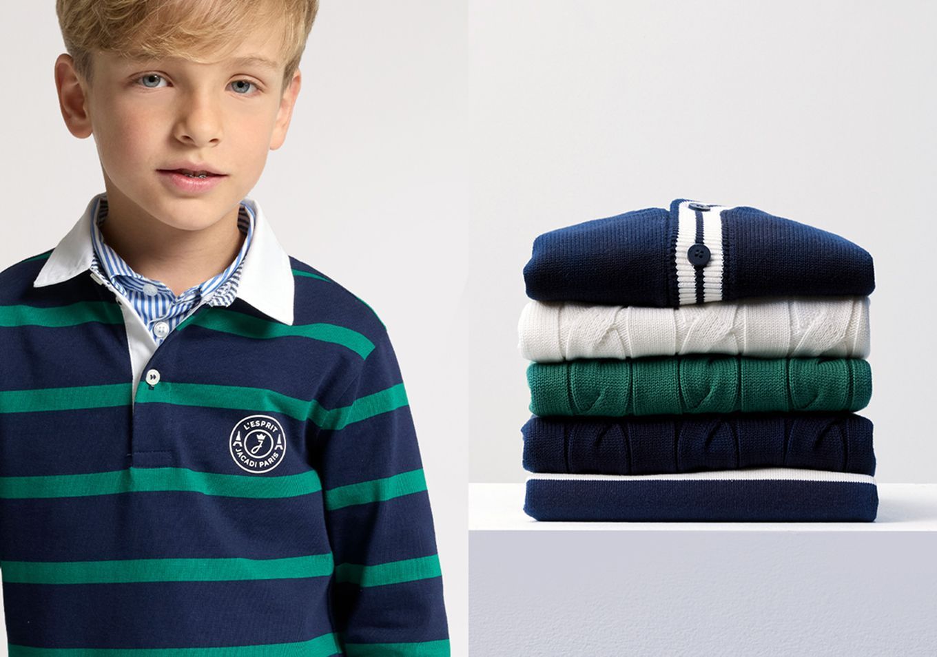 La collezione essentiels per bimbi e bambini