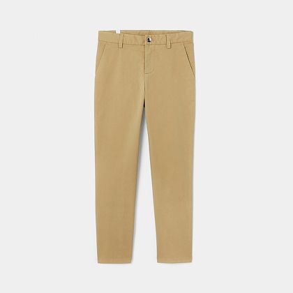 Pantaloni slack bambino - cammello