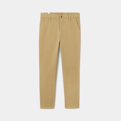 Pantaloni slack bambino - cammello