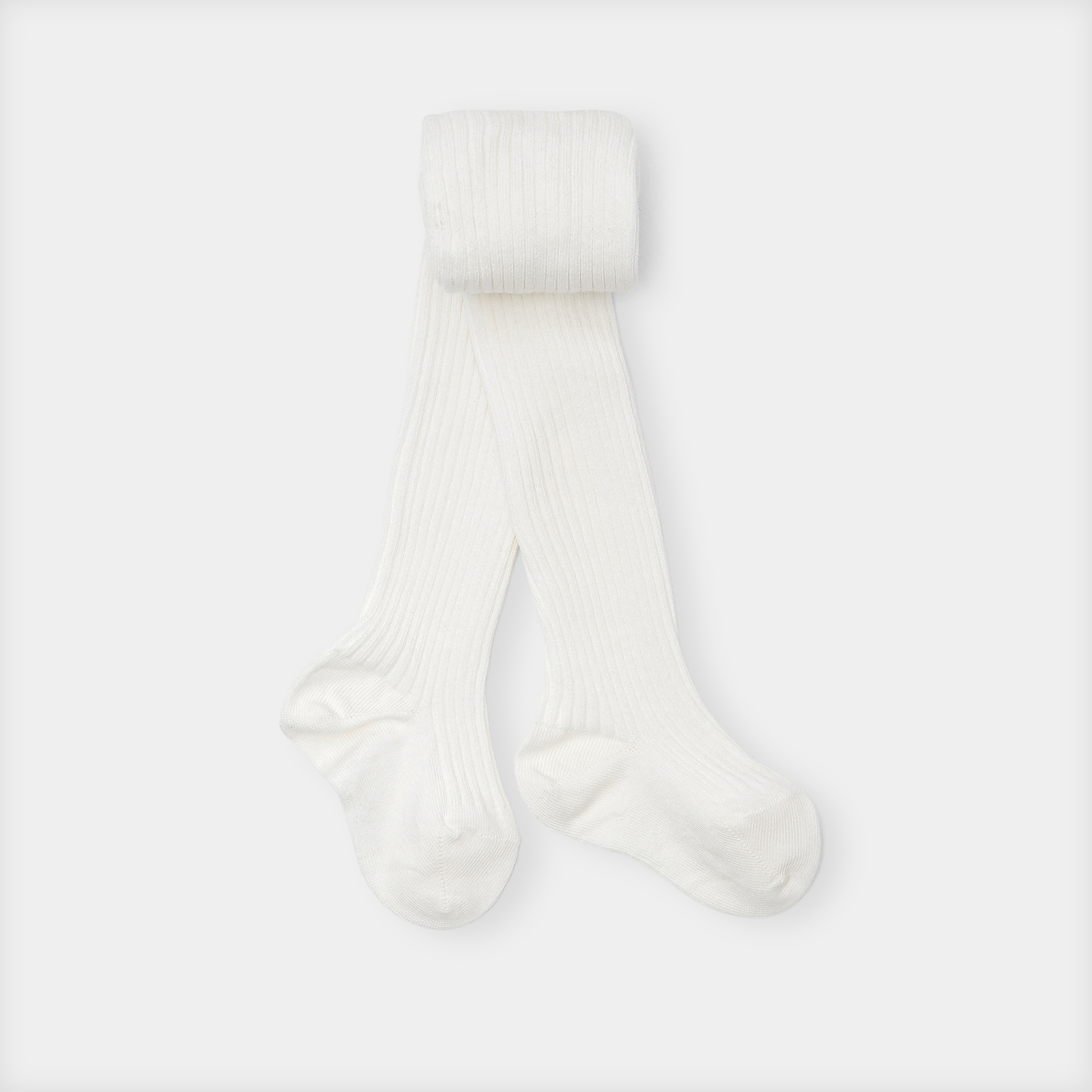 Jacadi - Collant a costine bimba - Bianco - Taglia: 19/20