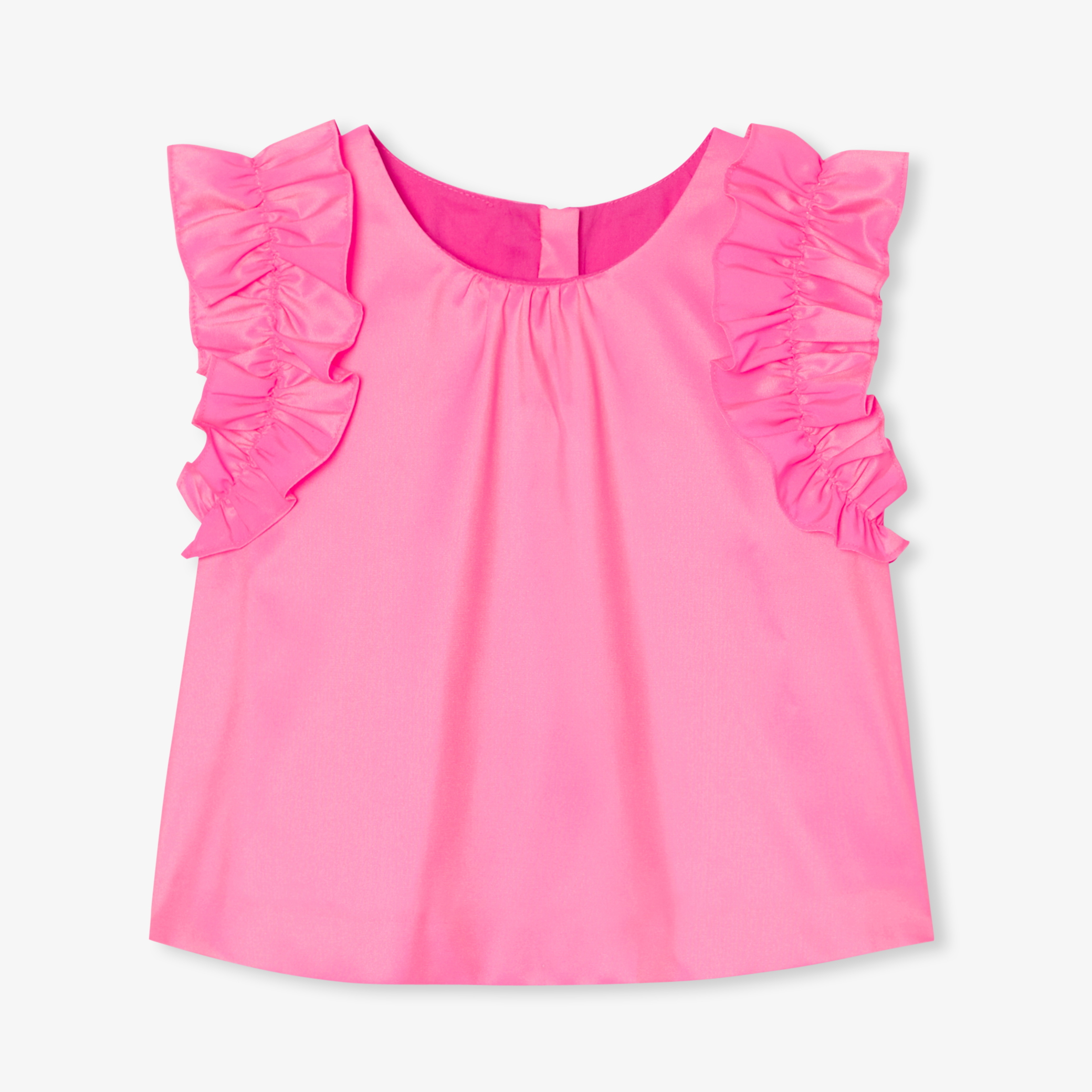 Jacadi - Top in taffetà bambina - Rosa - Taglia: 12A