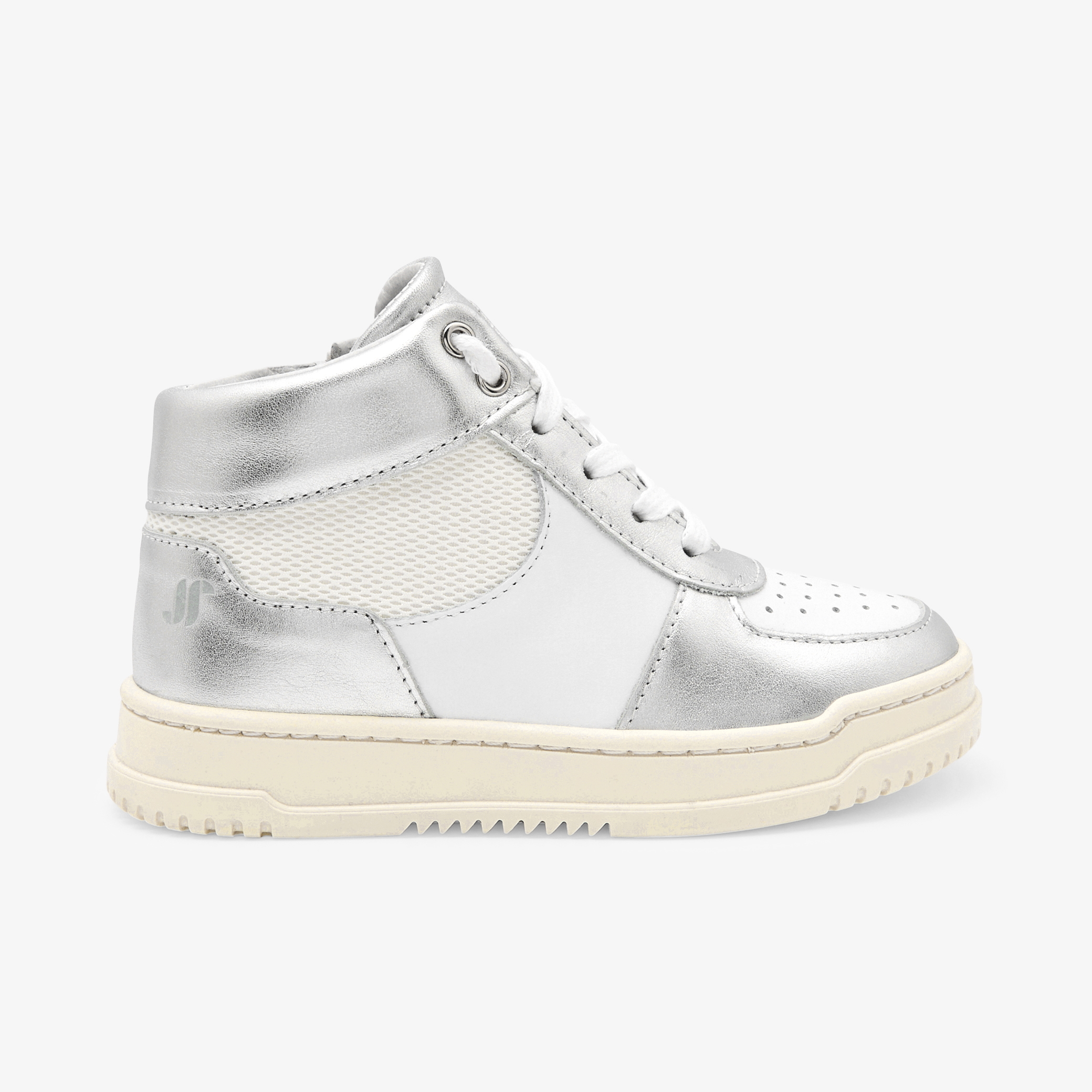 Jacadi - Scarpe da tennis alte bambina - Argento - Taglia: 35