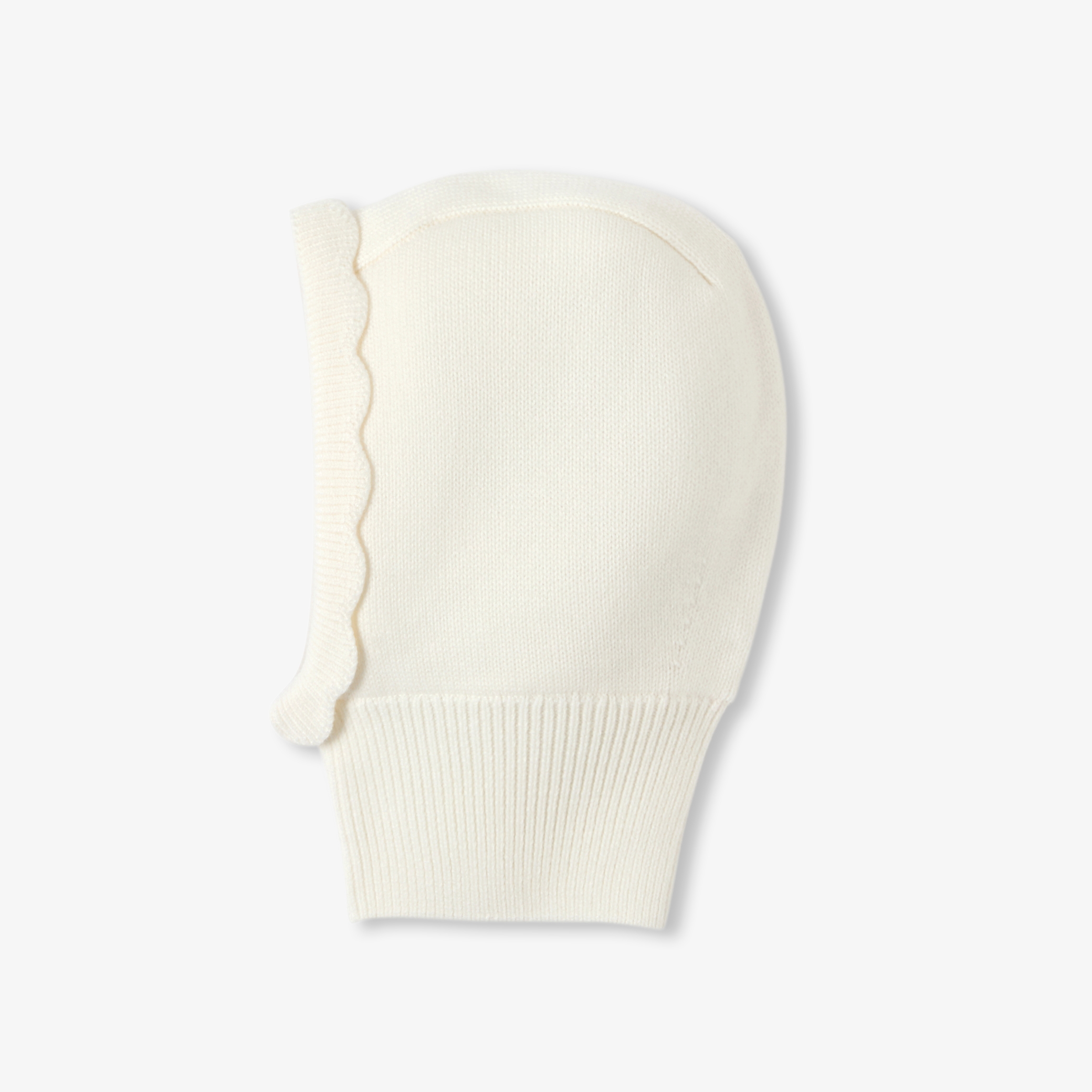 Jacadi - Balaclava in tricot foderato bimba - Bianco - Taglia: 51