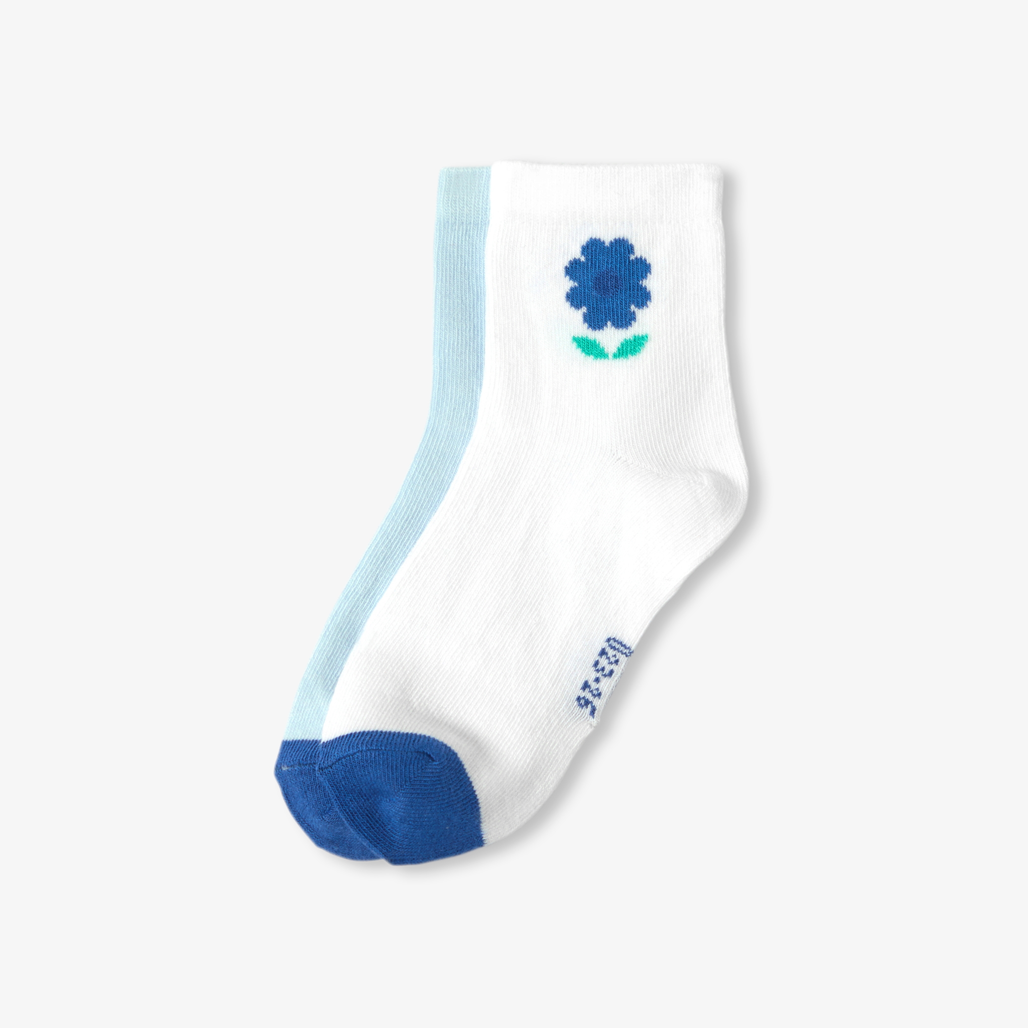 Jacadi - Set da due paia di calzini bambina - Bianco - Taglia: 23/26