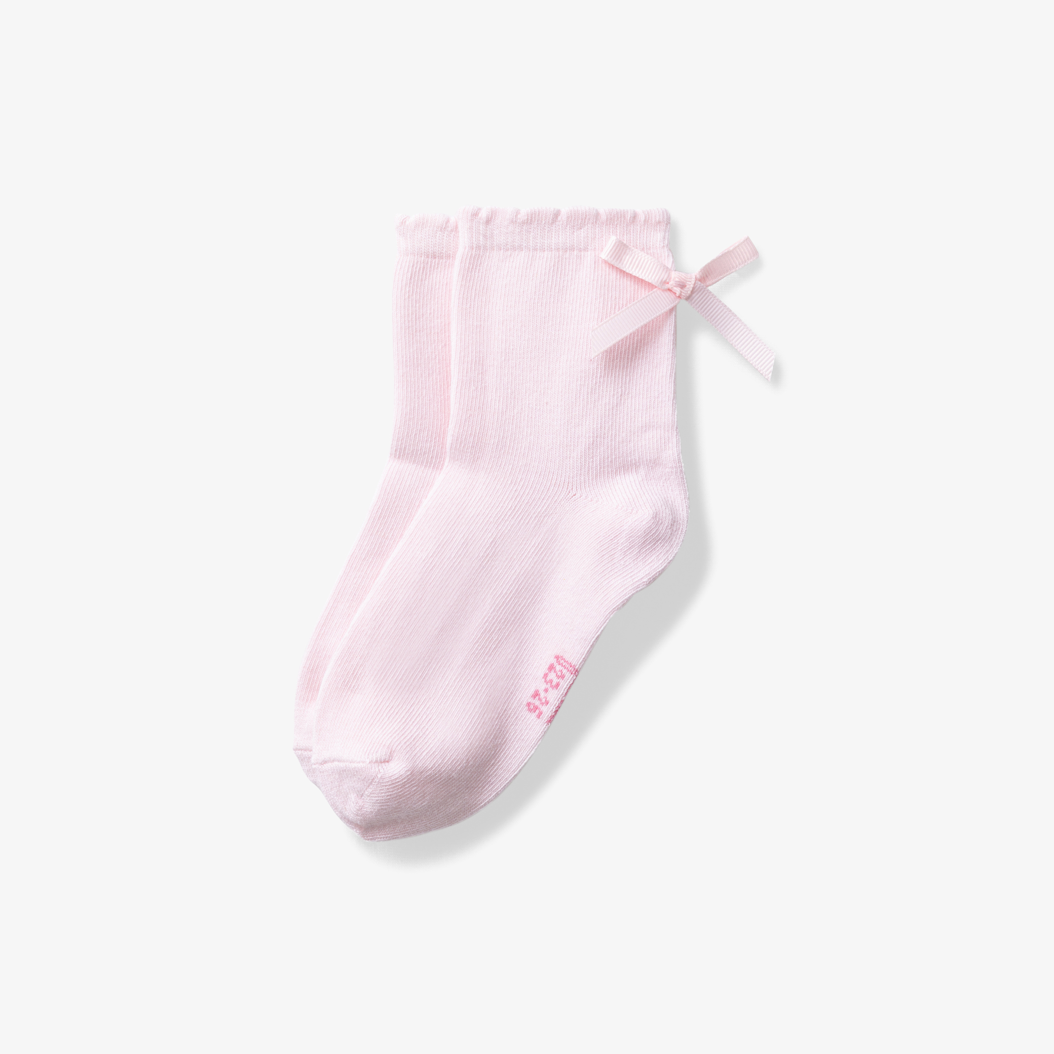 Jacadi - Calzini con fiocchetto bambina - Rosa - Taglia: 35/37