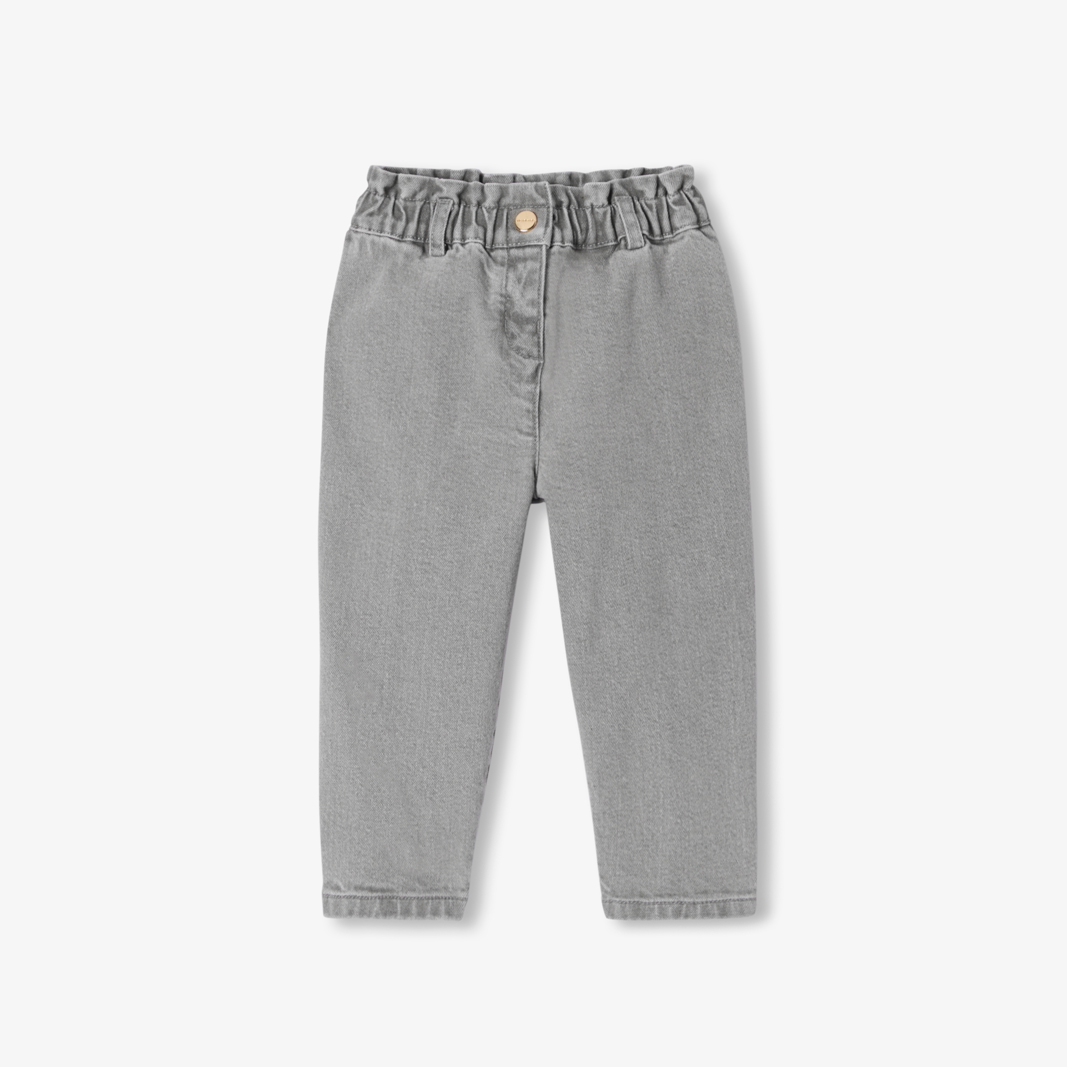 Jacadi - Jeans a vita alta bimba - Grigio - Taglia: 24M