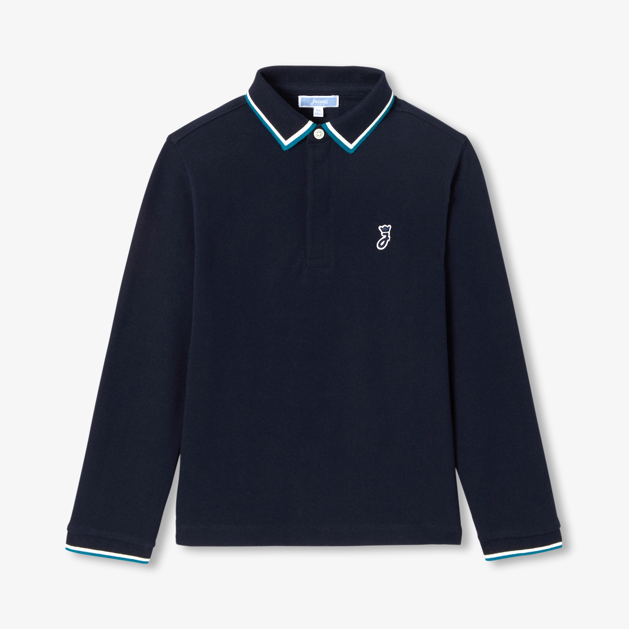 Jacadi - Polo bambino in cotone - Blu - Taglia: 03A