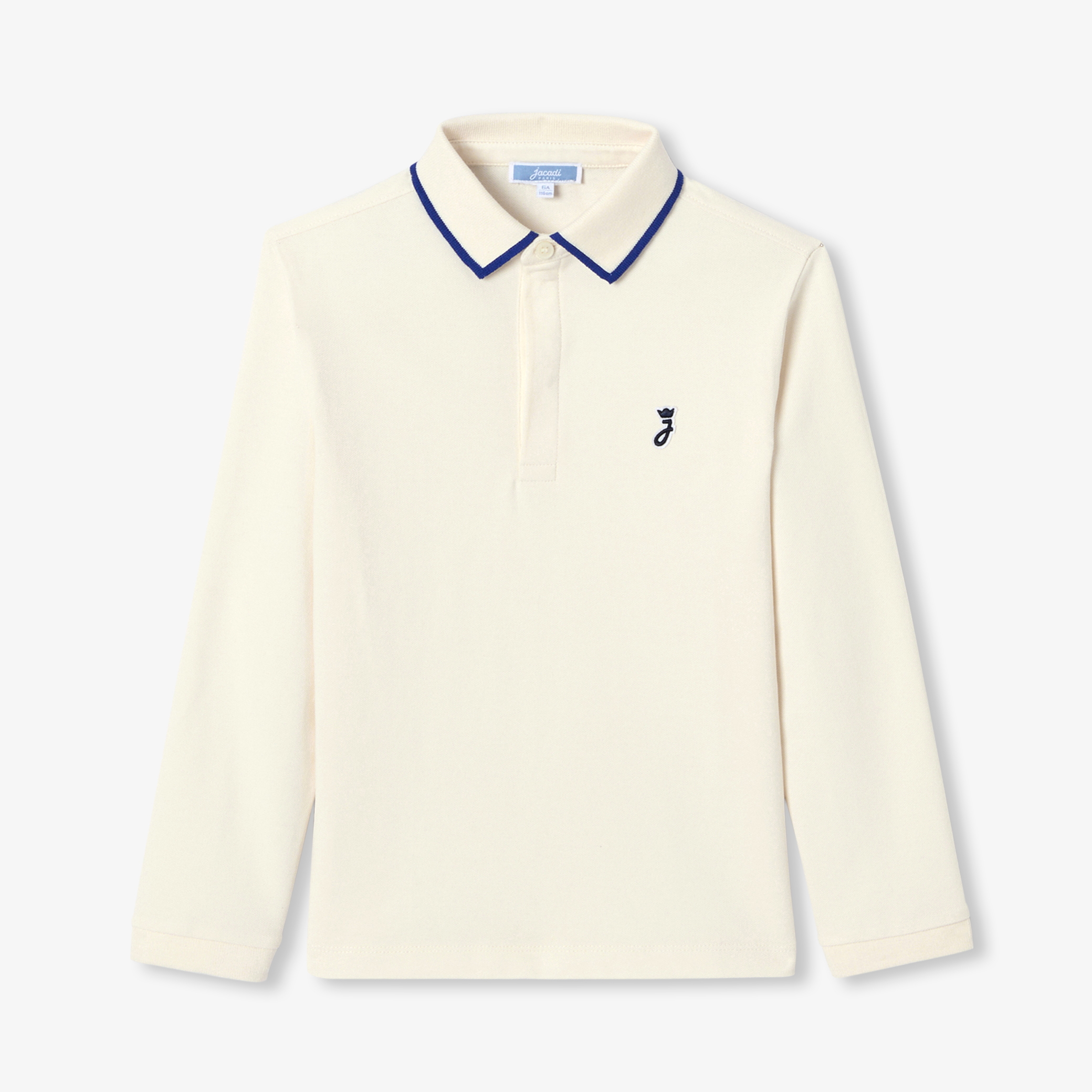 Jacadi - Polo bambino in cotone - Beige Corda - Taglia: 06A