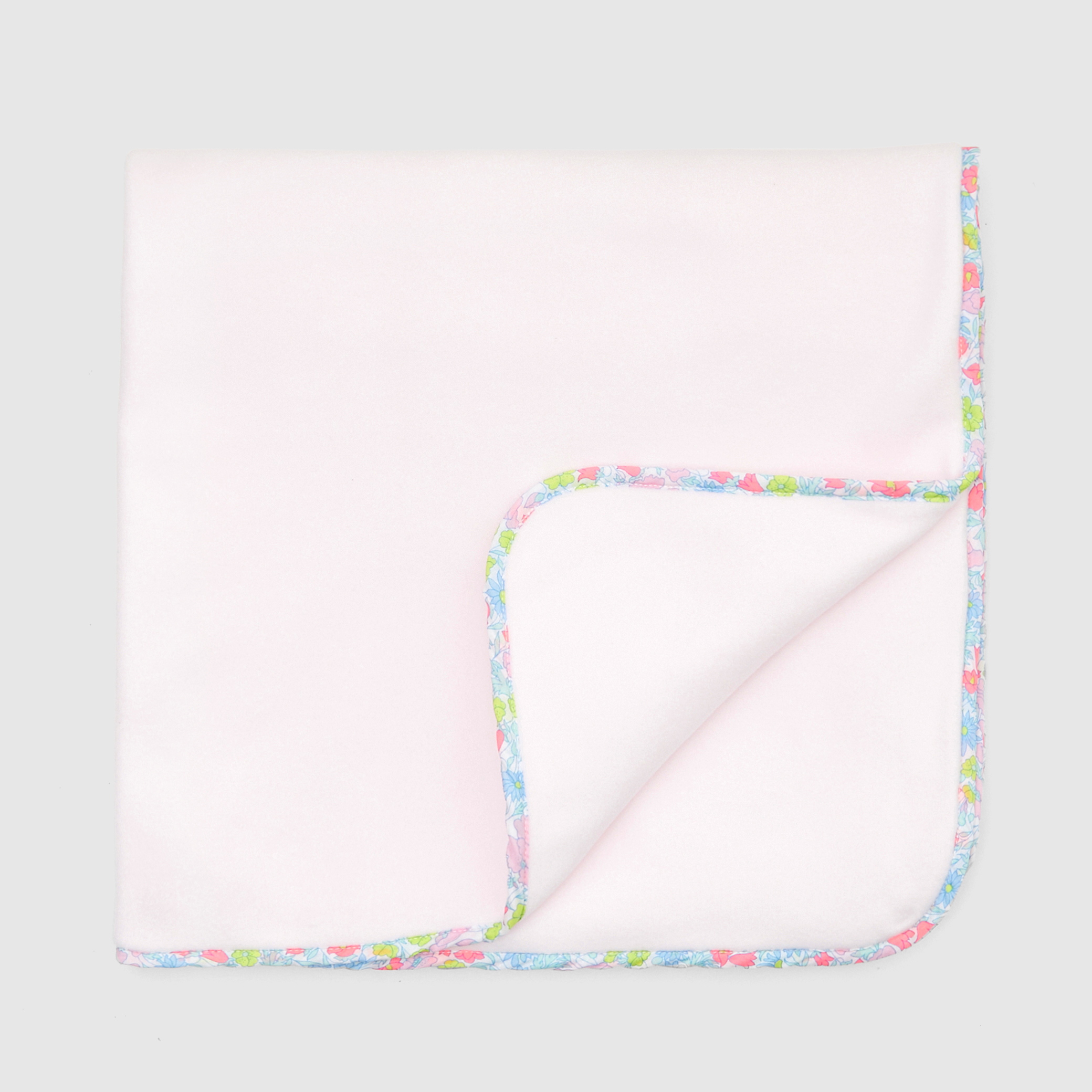 Copertina in pile e tessuto Liberty bimba