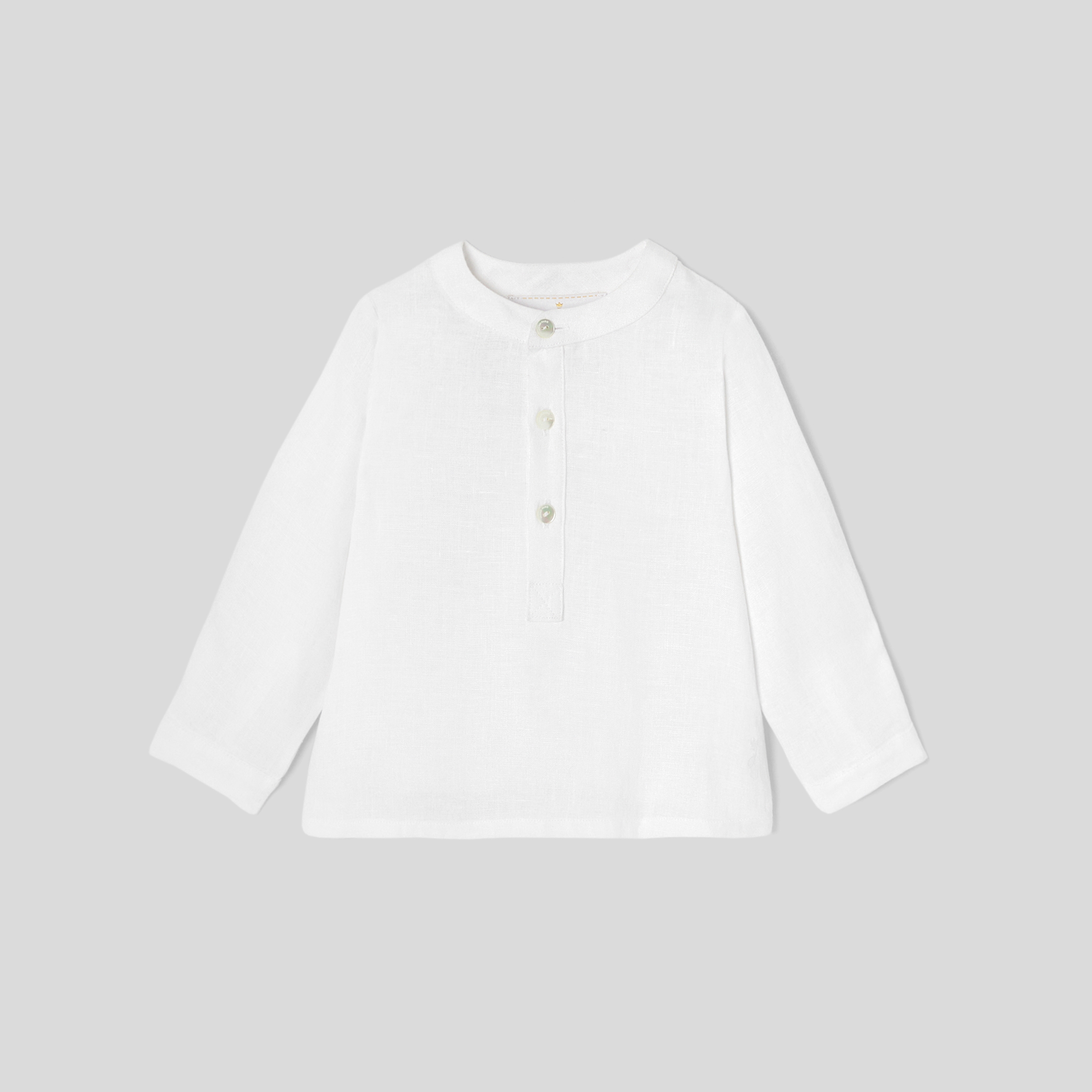Camicia in lino bimbo