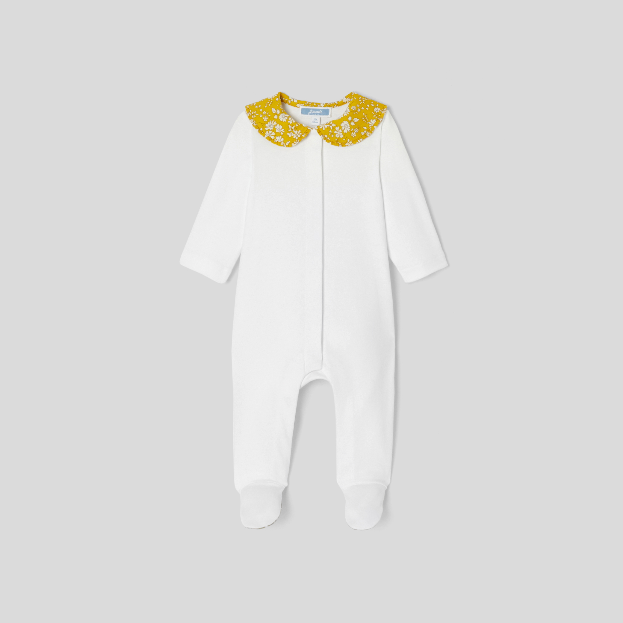 Pigiama con colletto in tessuto Liberty bimba