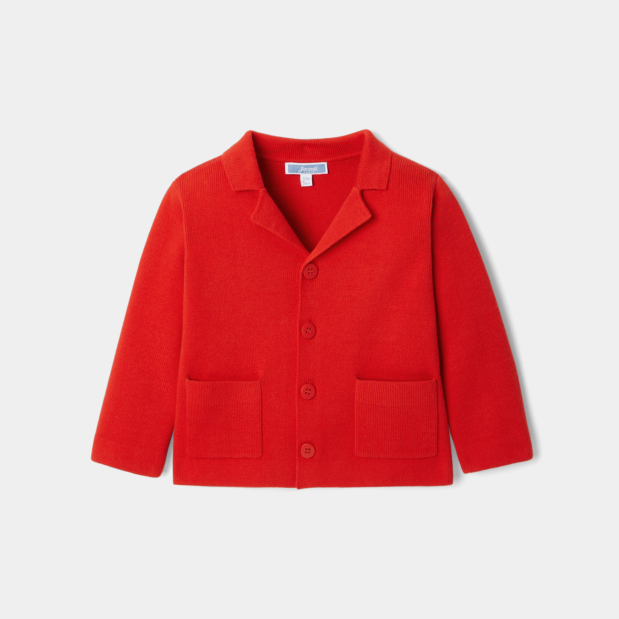Cardigan worker in maglia bimbo