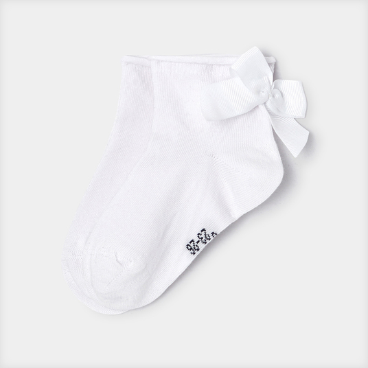 Calzini con fiocco bambina