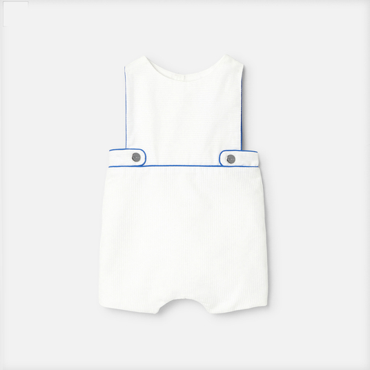 Pagliaccetto in piqué di cotone bimbo