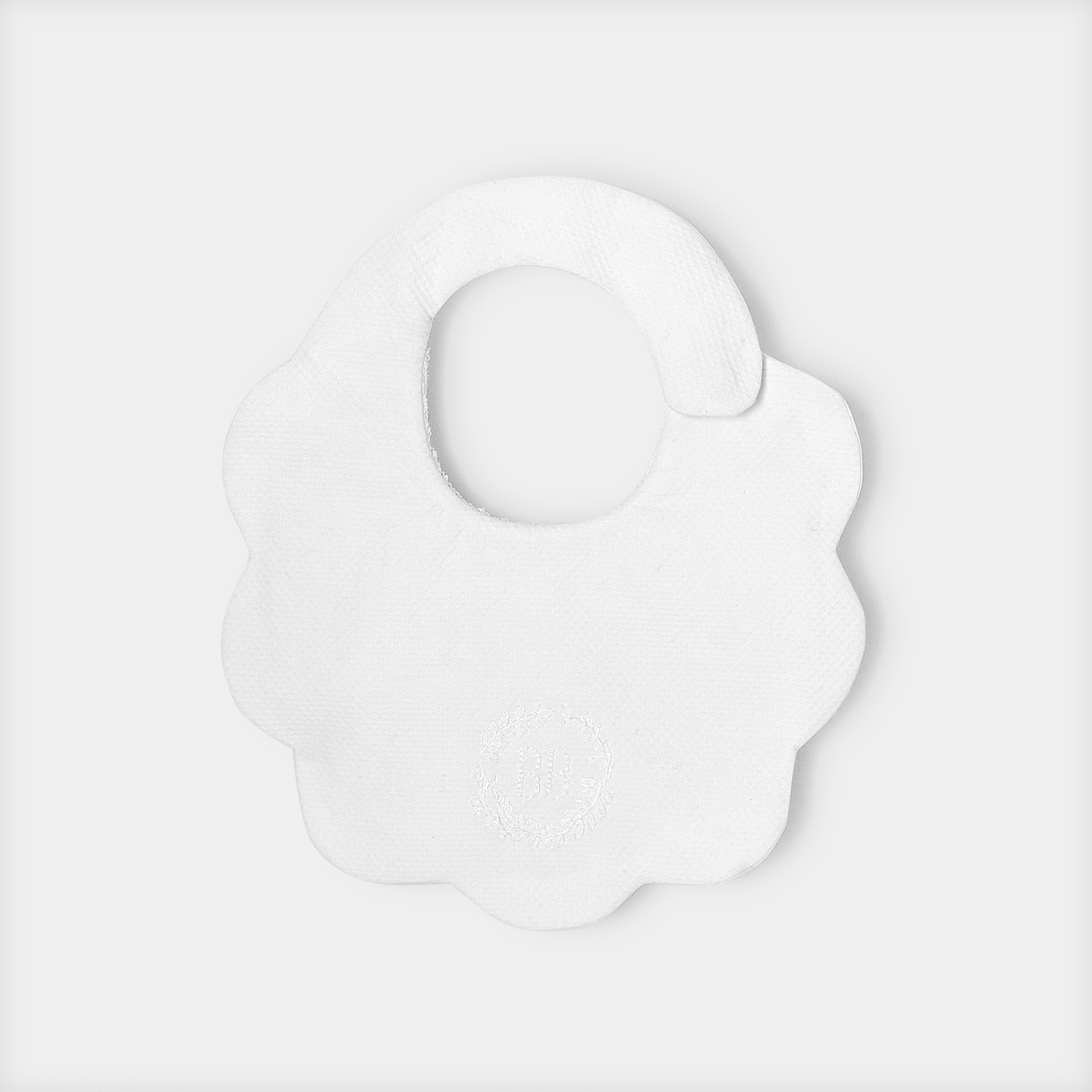 Bavaglino Battesimo - Ciniglietta Bianco Da DMC - Per I Bimbi - Foto 6