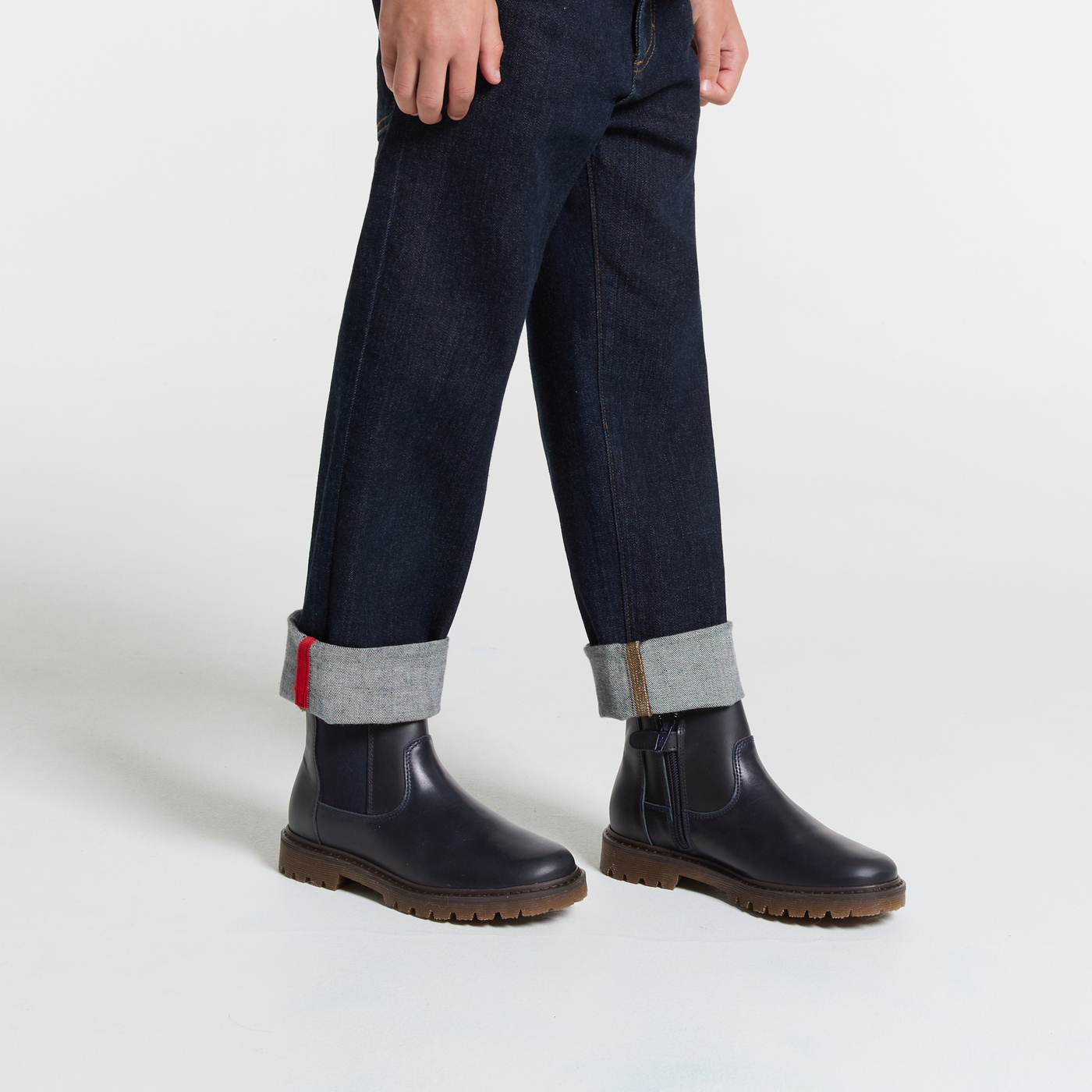 Stivaletti Chelsea In Pelle Per Bambini | Blu Navy | Tobillo | Design Spagnolo Sostenibile - Foto 8