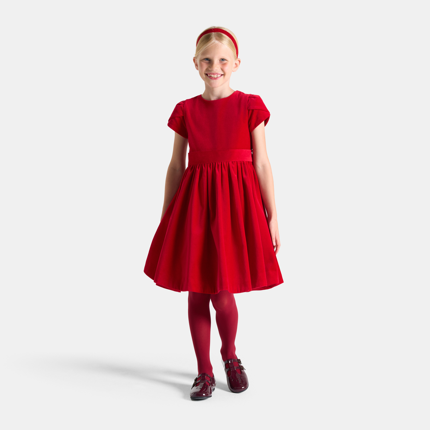 Abito Tartan Vestito Rosso Da Bambina Abito Scozzese Rosso Bambina