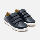 Scarpe da tennis in pelle liscia bambino