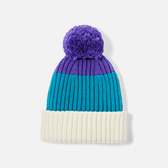 Berretto color block bambino