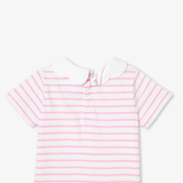 T-shirt a righe bambina