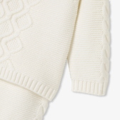 Completino comodo in maglia a punto legaccio neonati