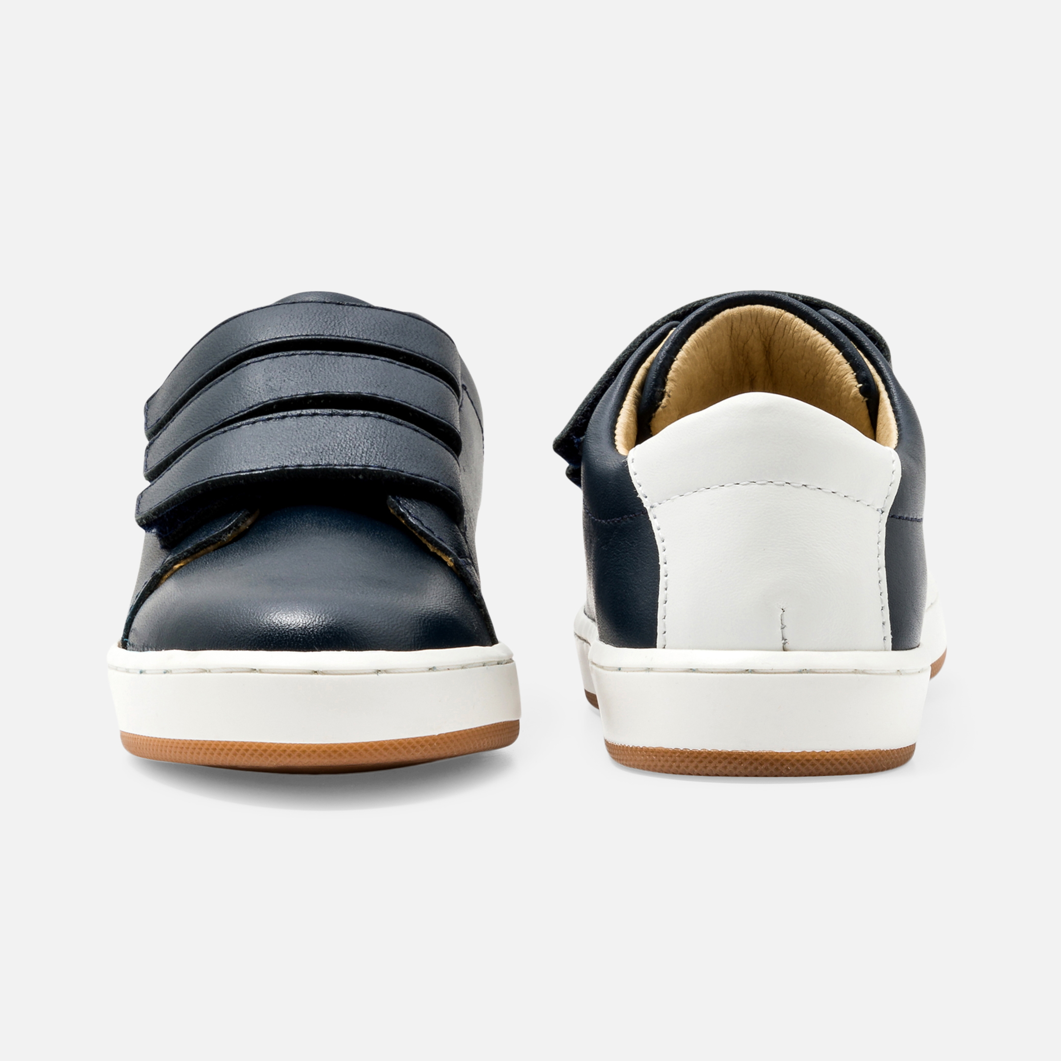 Scarpe da tennis in pelle liscia bambino