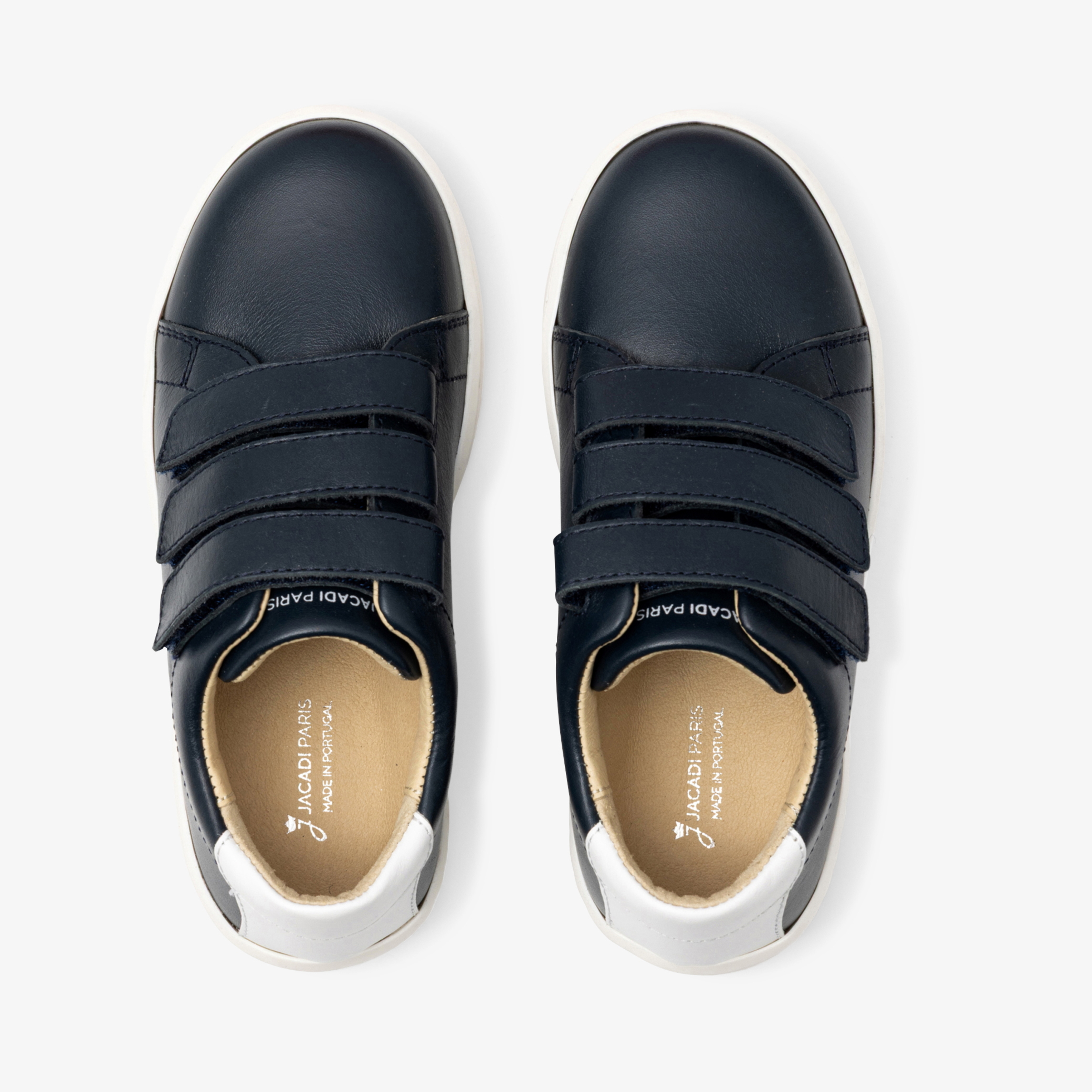Scarpe da tennis in pelle liscia bambino