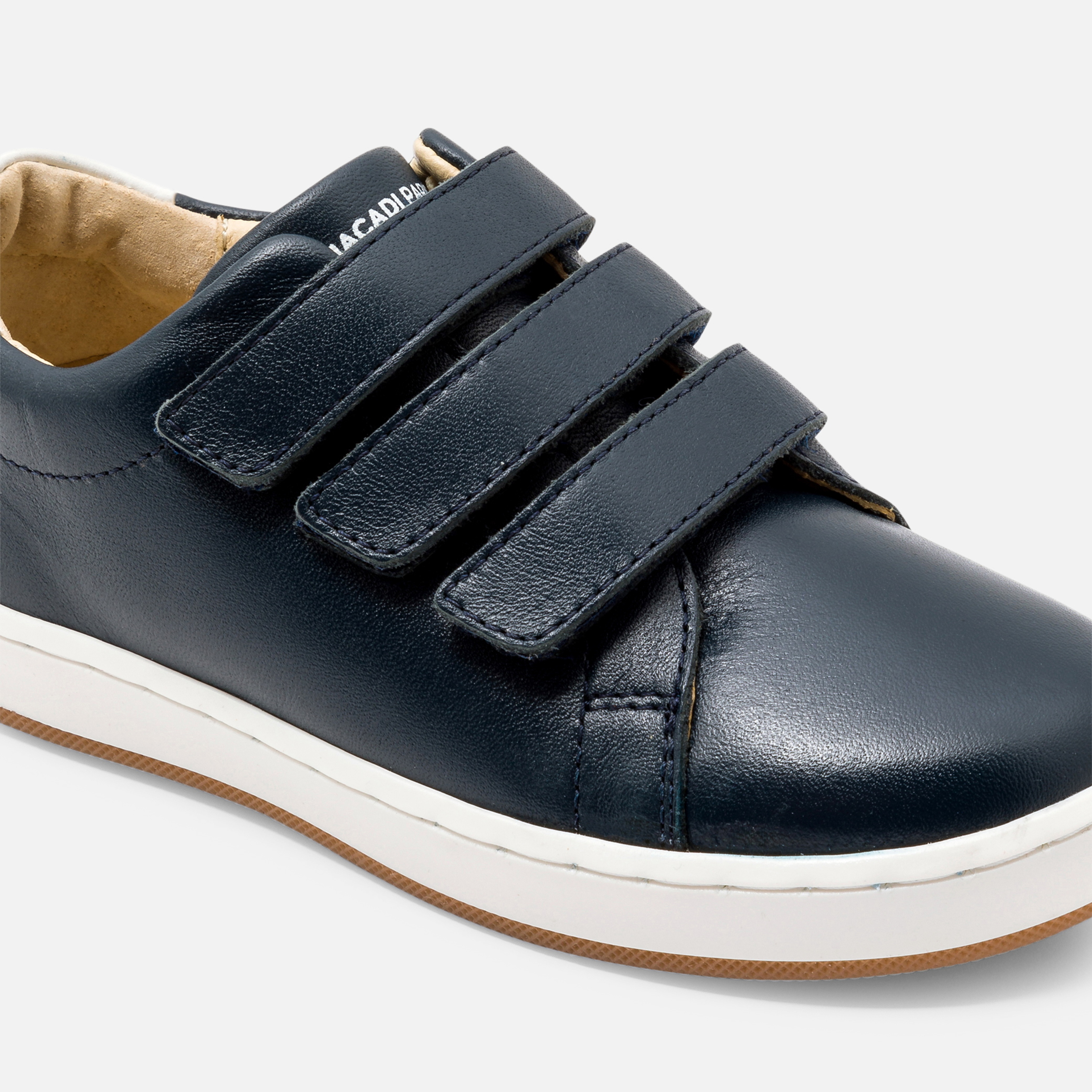 Scarpe da tennis in pelle liscia bambino