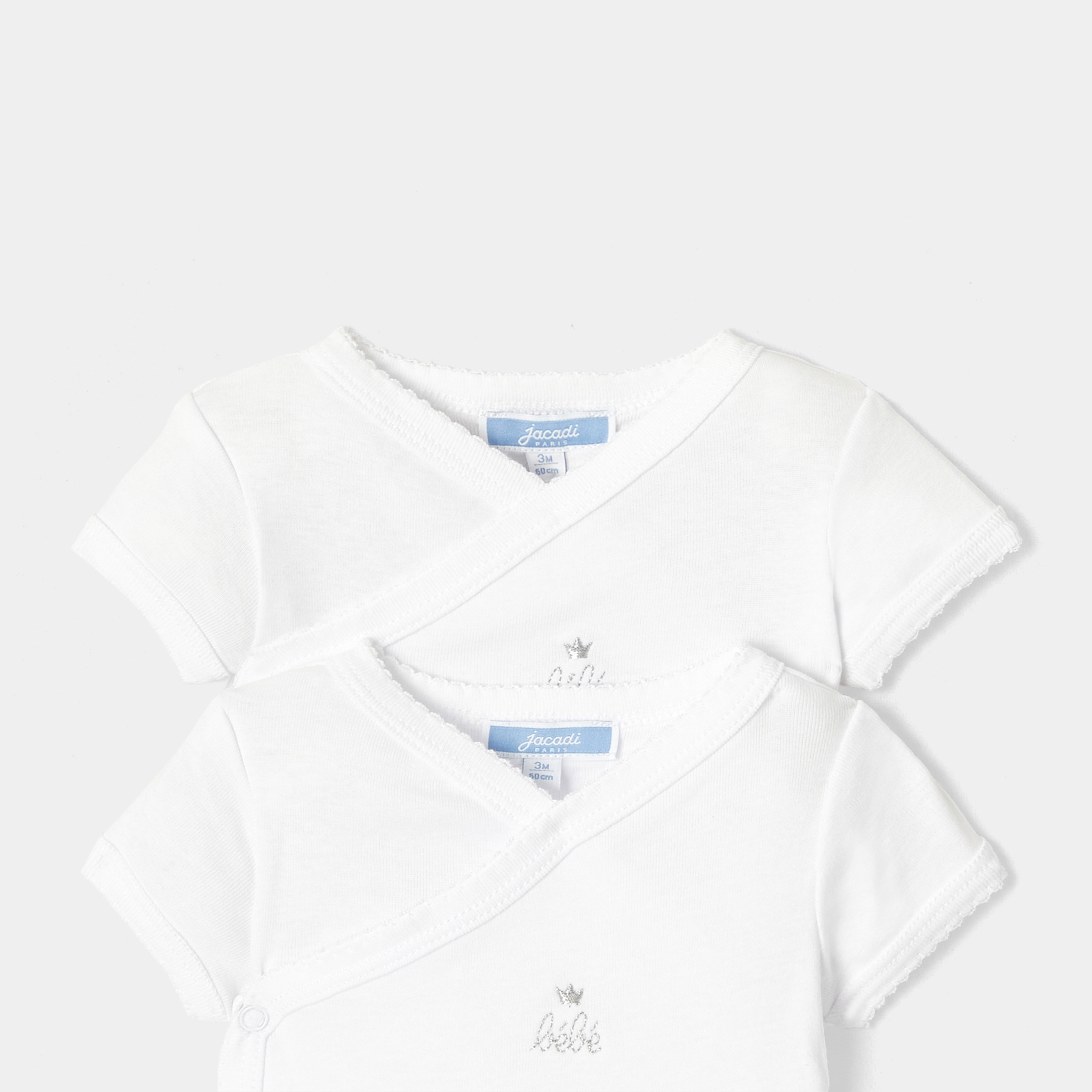 Set di 2 body a maniche corte bimbi