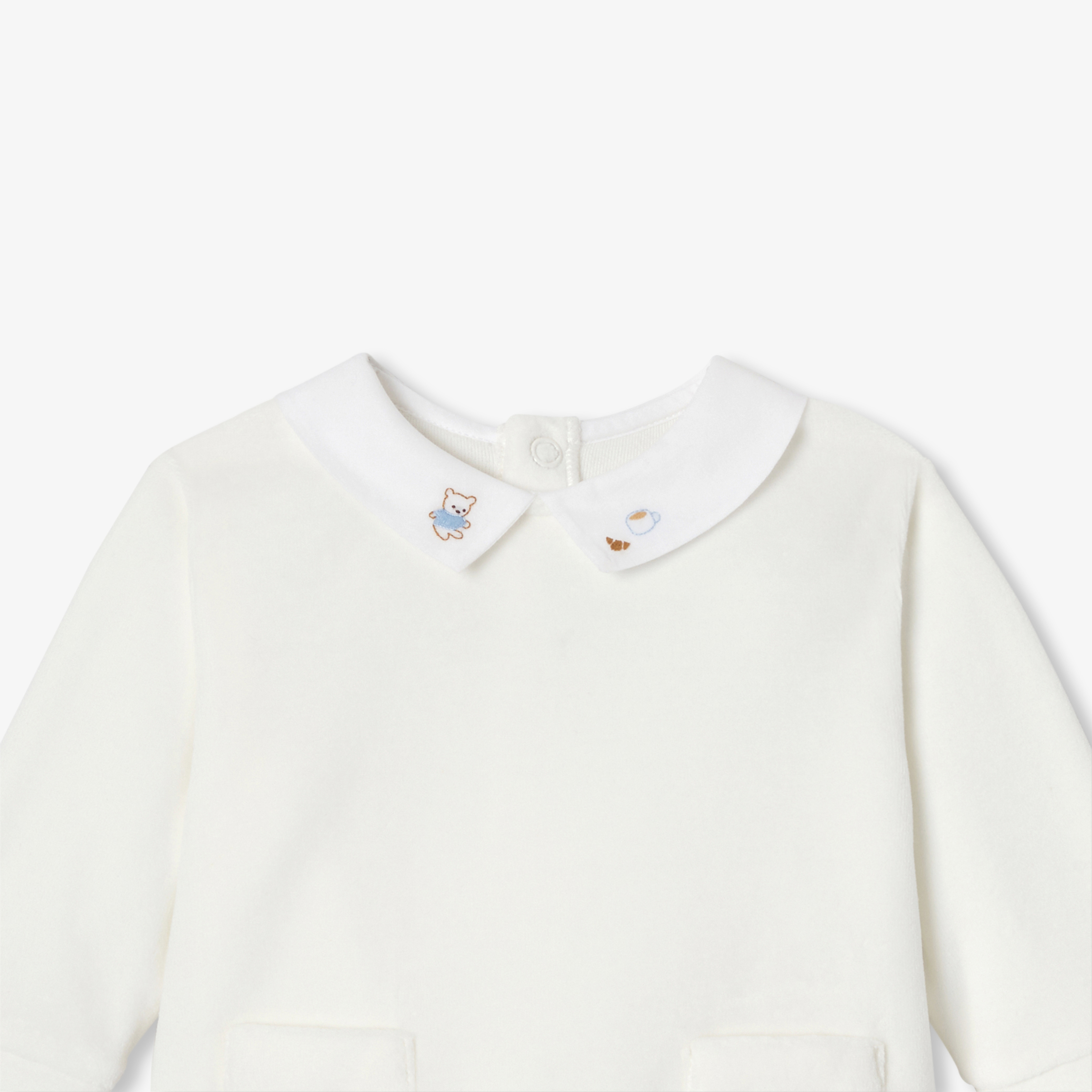 Completino comodo in ciniglia neonati