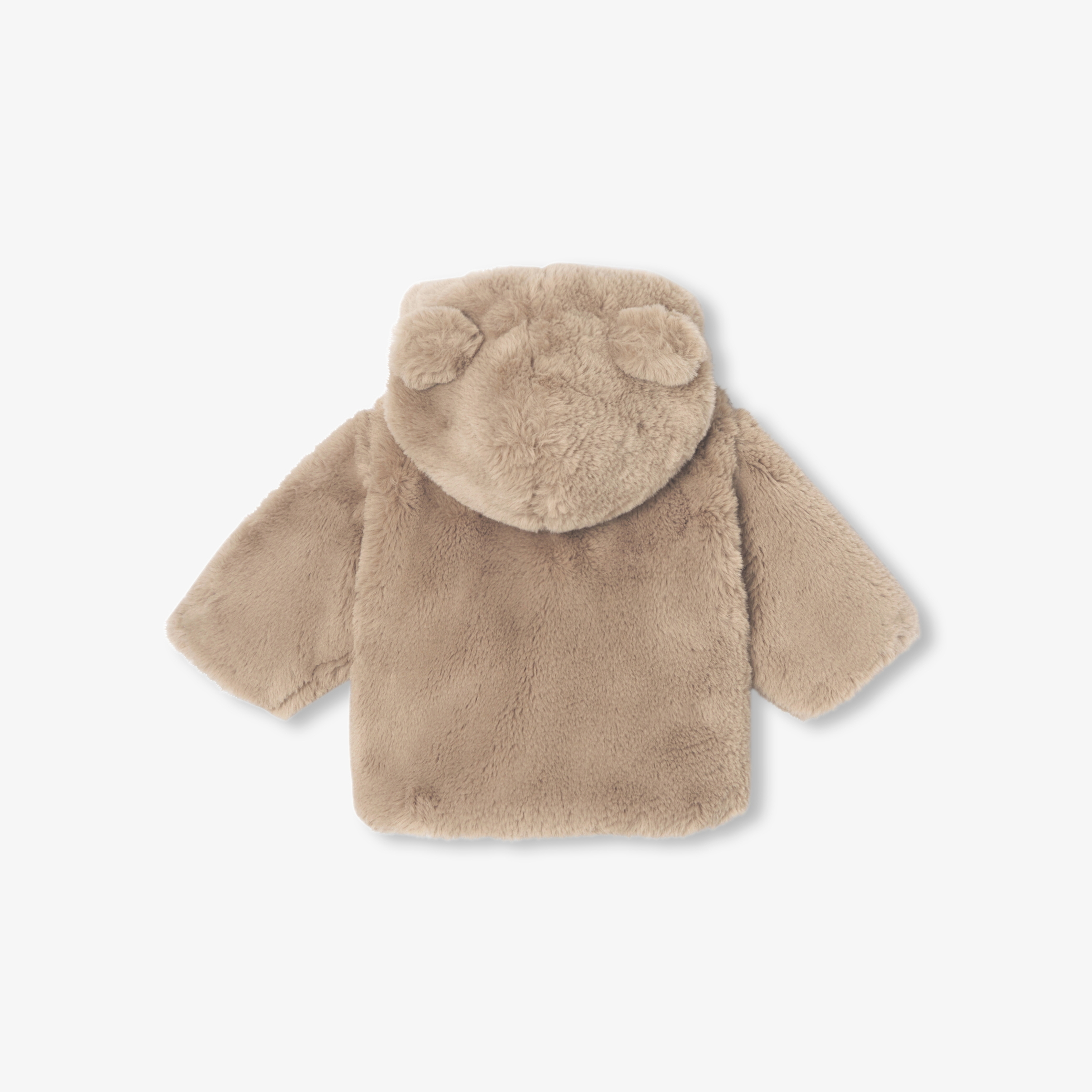 Cappotto in pelliccia ecologica neonati