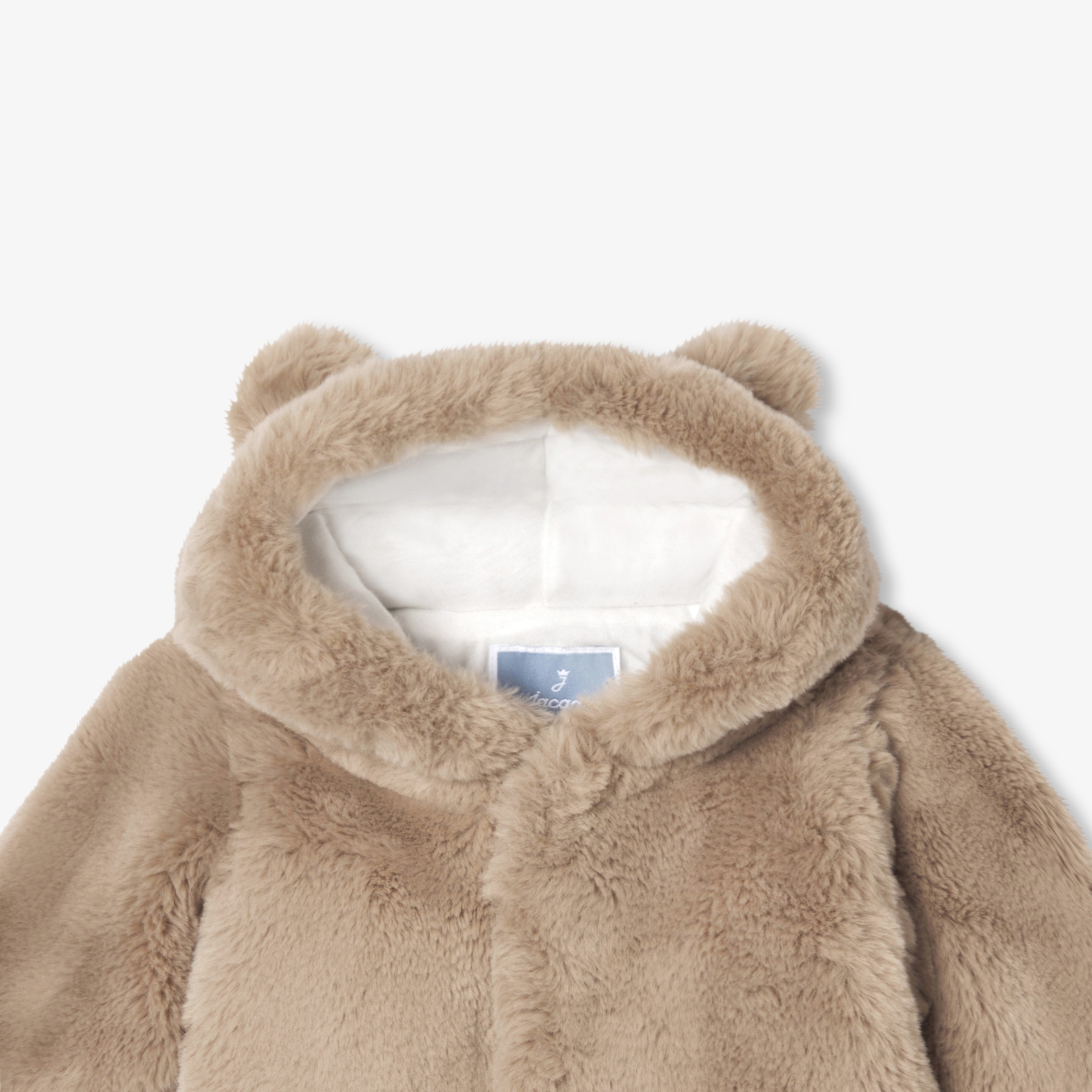 Cappotto in pelliccia ecologica neonati