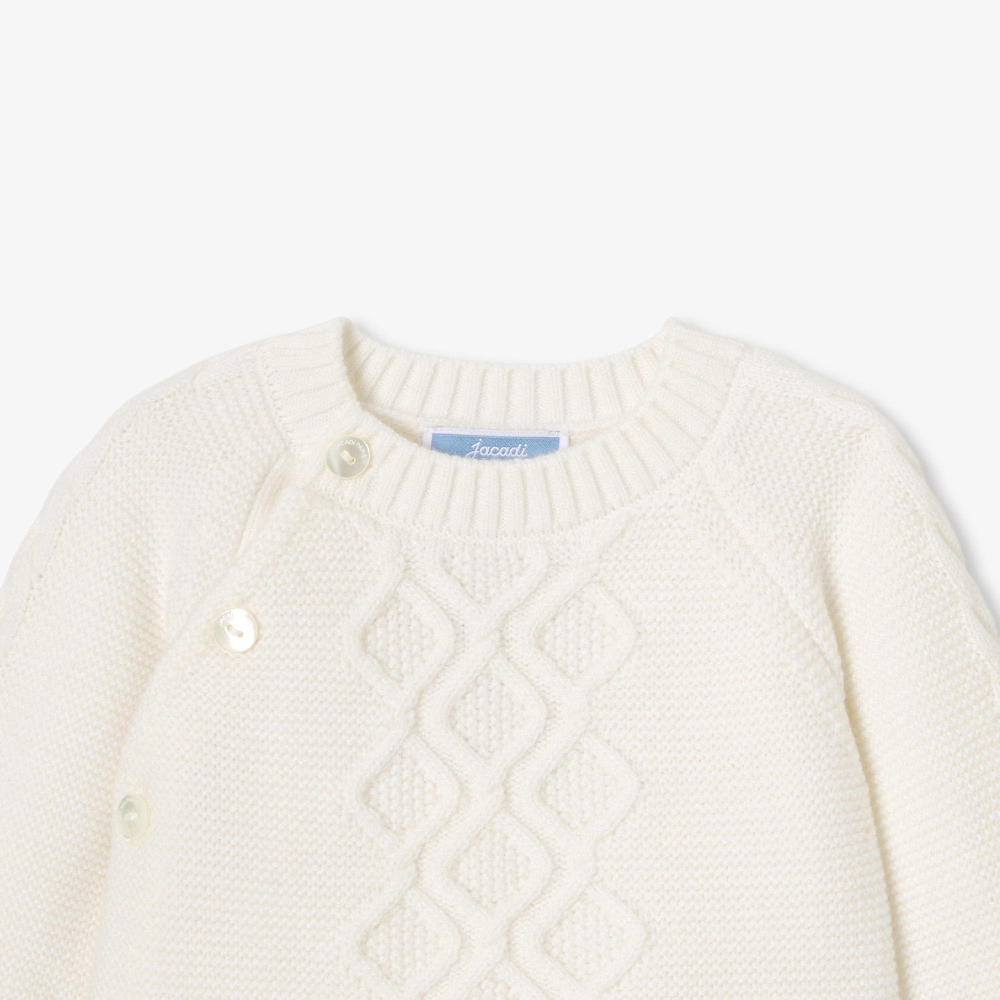 Completino comodo in maglia a punto legaccio neonati