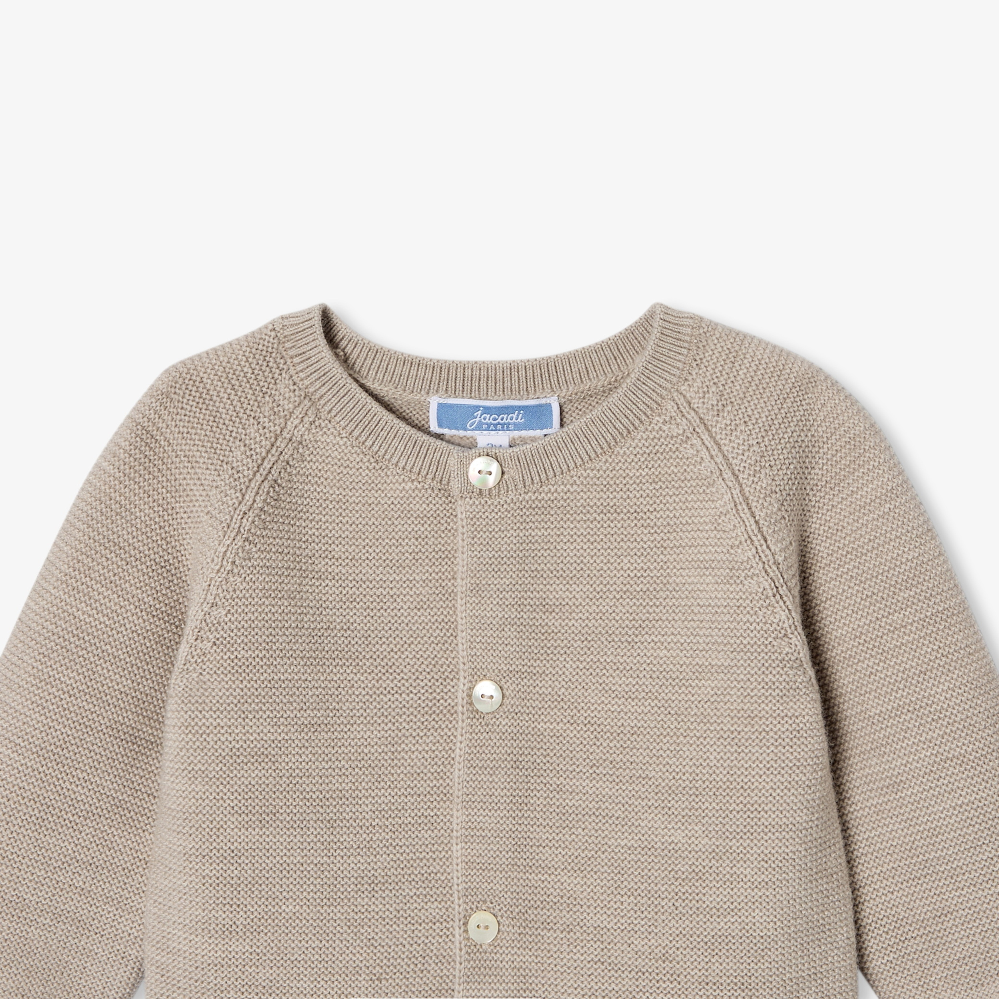 Completo in maglia a punto legaccio neonati