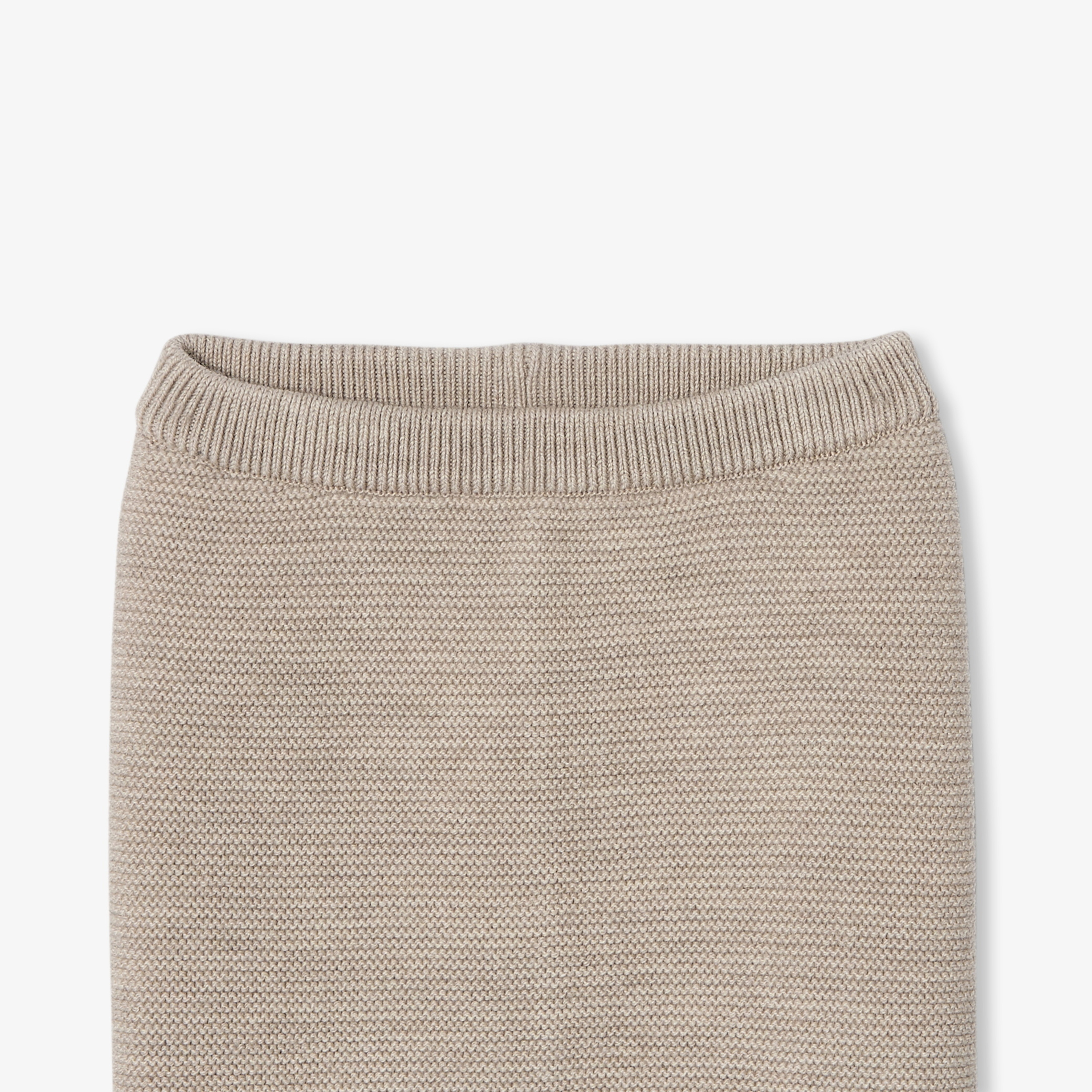 Completo in maglia a punto legaccio neonati