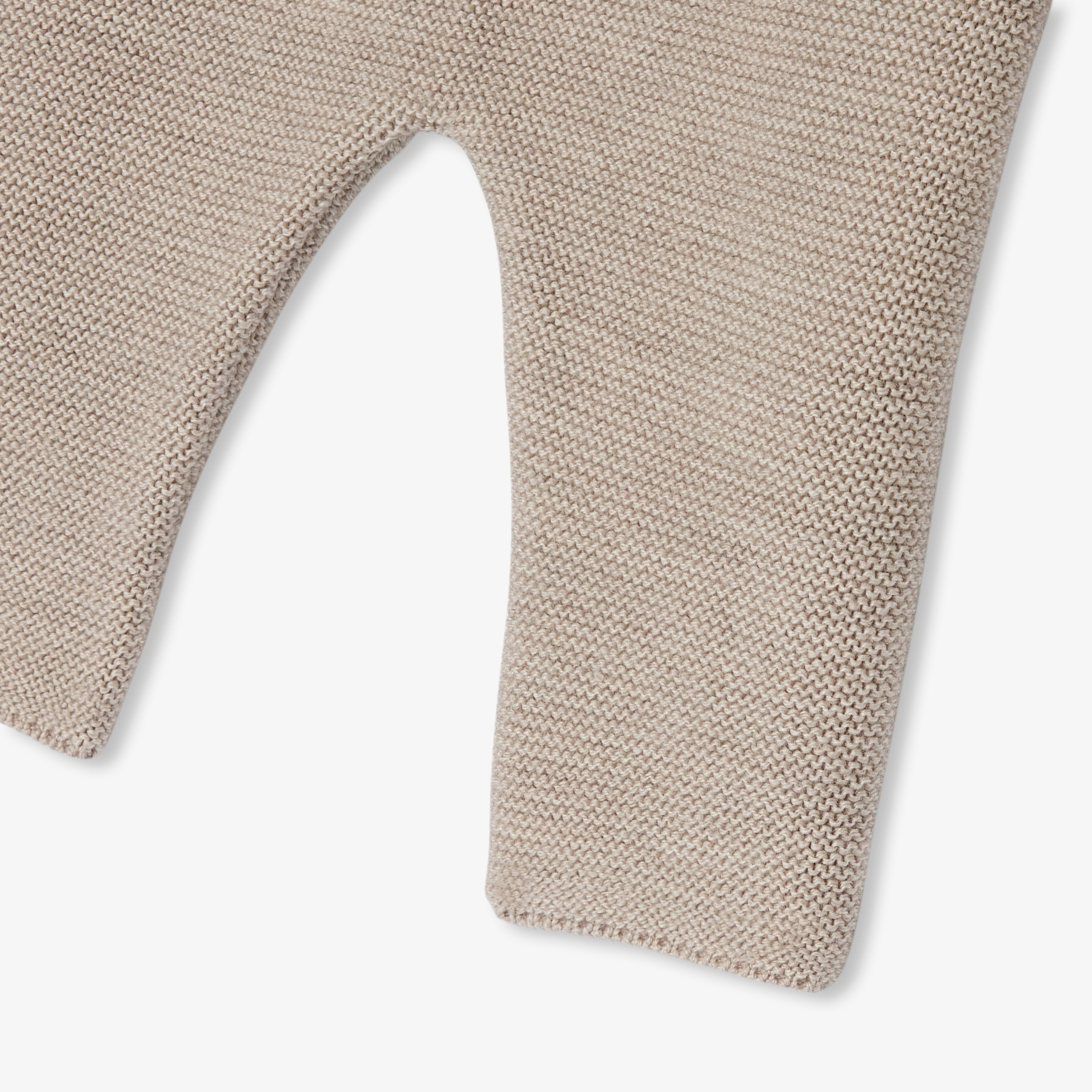 Completo in maglia a punto legaccio neonati